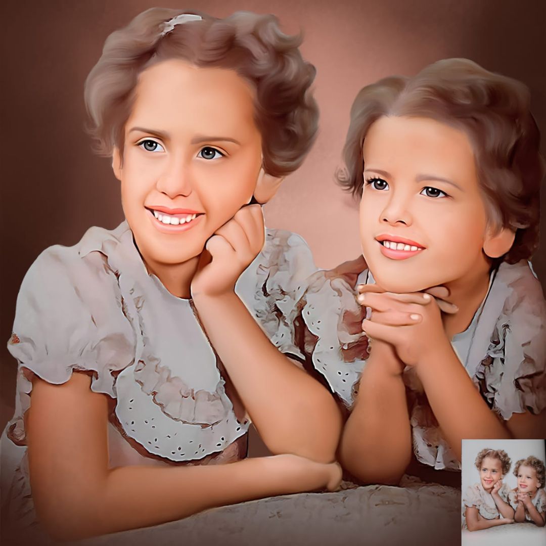 Digital Oil Painting For Child